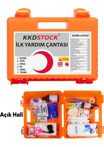 Ilk Yardım Çantası Ilk Yardım Seti Ecza Dolabı Iş Yeri Tipi Duvara Monte Acil Müdahale Çantası