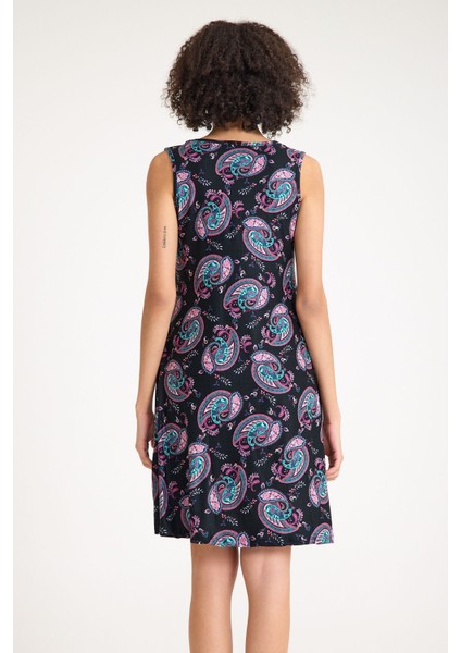 Dökümlü Rahat Kalıp Kalın Askılı Günlük Elbise indirimleri