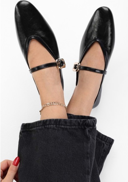 Kadın Lorien Siyah Cilt Babet