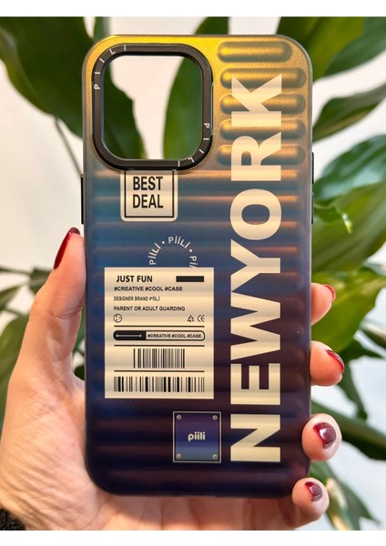 iPhone 14 Pro Max Hologramlı (Newyork) Kılıf