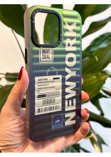 iPhone 14 Pro Max Hologramlı (Newyork) Kılıf