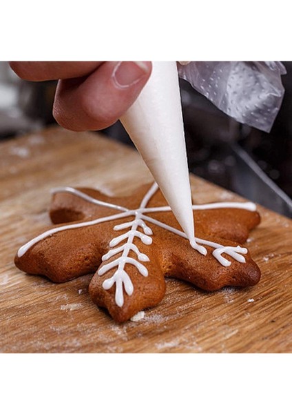 50 Adet Naylon Sıkma Poşeti, Pasta ve Kurabiye Süsleme, Krem ve Şanti Uygulama fiyatları