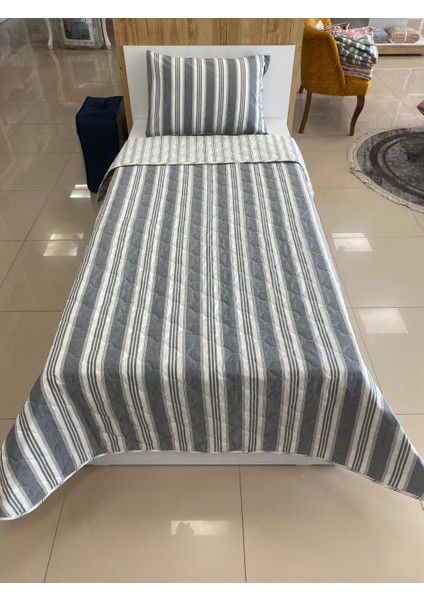 Fulya Çift Taraflı Kapitone Tek Kiş. Yatak Örtüsü Seti