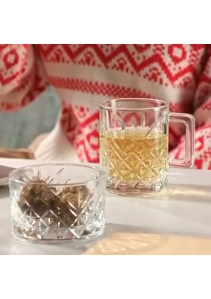Timeless Kupa Çerez Takımı-4 Fincan&4 Çerezlik- Çay,kahve,bitki Çayı,kuruyemiş Için Ideal