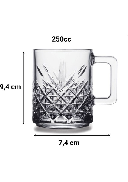 Timeless Kupa Çerez Takımı-4 Fincan&4 Çerezlik- Çay,kahve,bitki Çayı,kuruyemiş Için Ideal