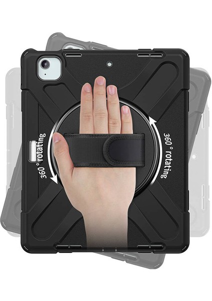 iPad Air 13 2025 M3 Zore Defender Tablet Silikon - Siyah