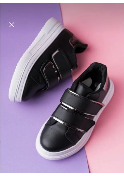 Çoçuk Anatomik Kalın Taban Cırtlı Sneaker Spor Yürüyüş Ayakkabısı