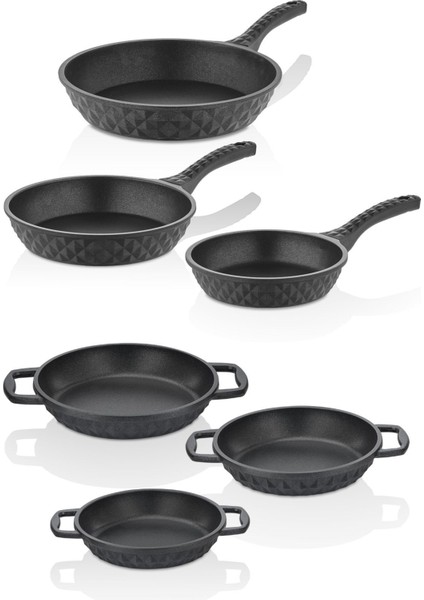 Bella 6 Parça Tava Sahan Seti Siyah