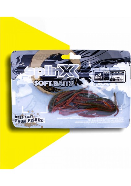Spıınx Sandworm Silikon 6cm 18P Camouflage