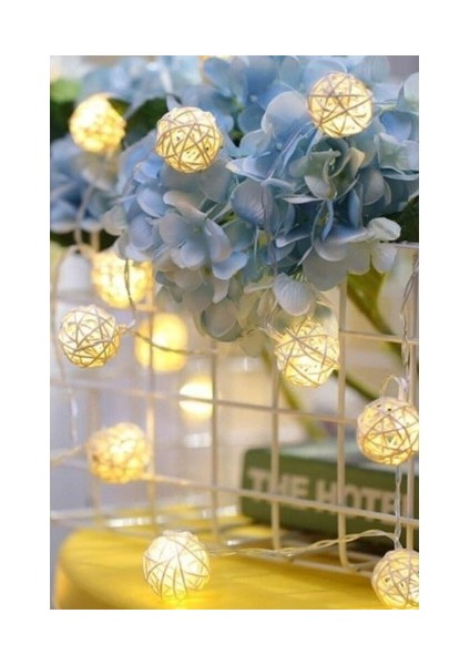 Hasır Toplar LED Işık 2 Metre Gün Işığı Dekor Lambası indirimleri