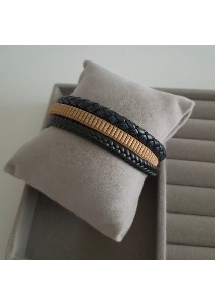 Vip Özel Seri Deri Renkli Erkek Bileklik