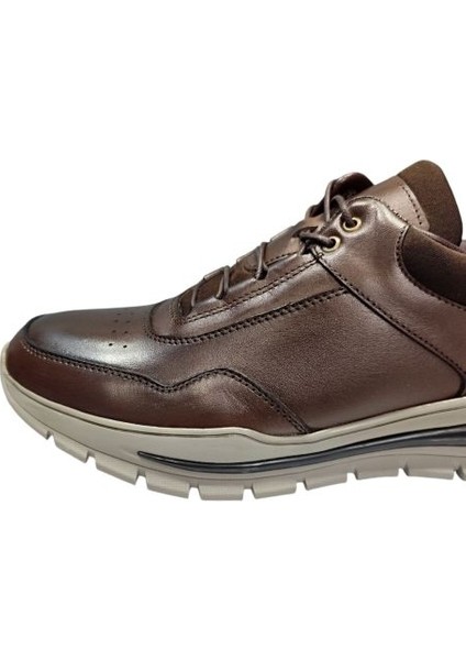 Kahverengi Deri Spor Erkek Ayakkabı indirimleri