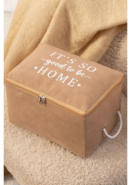 3'lü Bej Küçük Boy Baza Altı, Valiz Düzenleyici Hurç / 30 x 22 x 18 modelleri