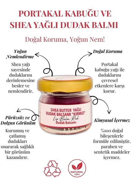 Portakal Kabuğu & Shea Butter Dudak Bakım Kremi 29 Ml fiyatları