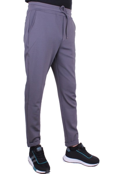 DMG23-619962 Füme Normal Bel Dar Paça Jakarlı Erkek Pantolon