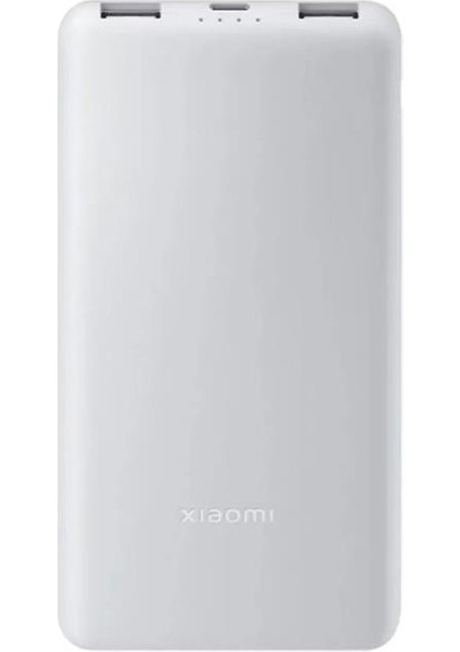 Taşınabilir Powerbank 10000 mAh 22.5W Hızlı Şarj Cihazı Alüminyum Beyaz Renk