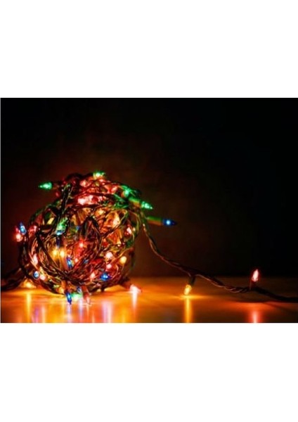 30 Ledli Pirinç Renkli Yılbaşı Ağacı Işığı fiyatları