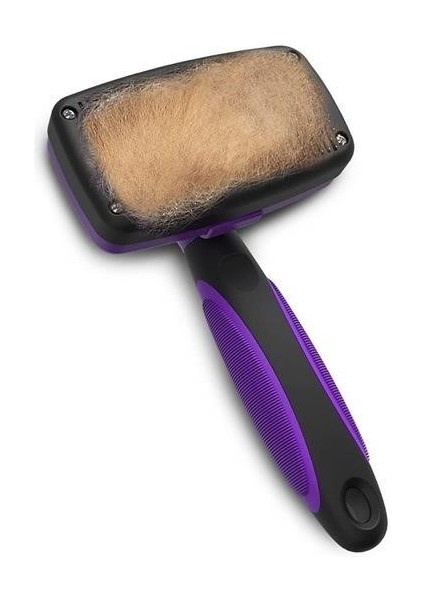 Teknoliman® Otomatik Temizlenebilen Tuşlu Pratik Kedi Köpek Tüy Toplama Fırçası indirimleri