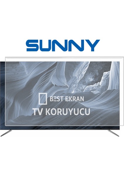 Sunny 50" Inc 126 Ekran webos Smart Frameless LED OLED QLED Android 4K-8K Televizyon Tv Ekran Koruyucu