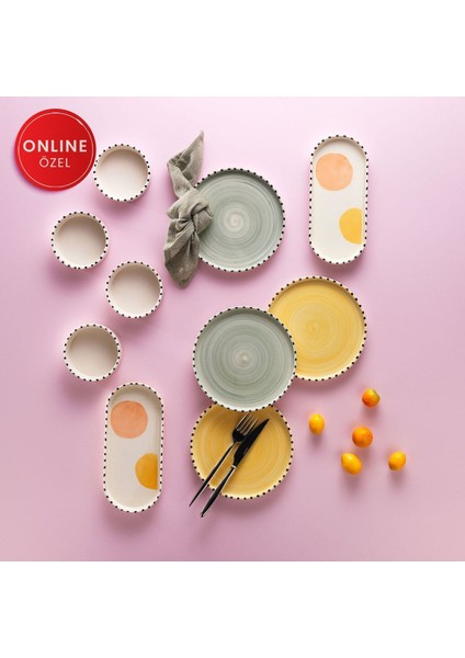 Sunny 4 Kişilik Kahvaltı Takımı-10 Parça-Asorti
