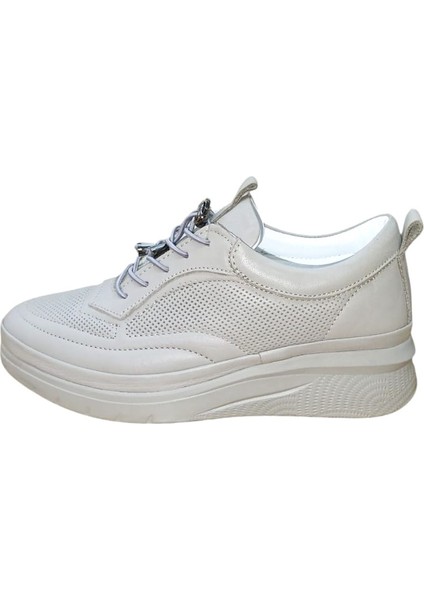 121 Kadın Deri Casual Comfort Ayakkabı Taş modelleri