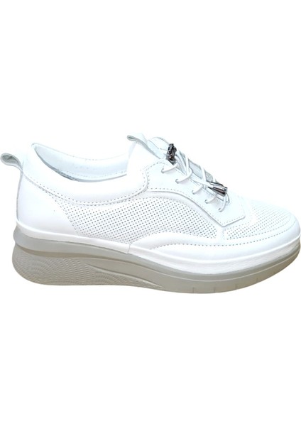 121 Kadın Deri Casual Comfort Ayakkabı Beyaz fiyatları