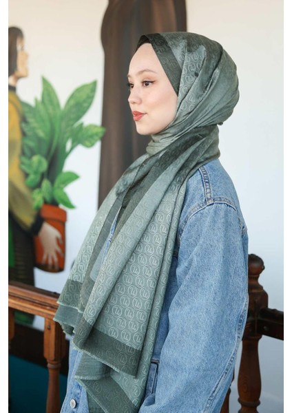 Hint Ipek Lux Original Monogram Şal (Tesettür Giyim, Geometrik, Pamuklu, Hafif, Rahat, Şık, Yüksek Kalite, Uygun) fırsatları