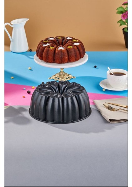 Döküm Kek Kalıbı, Siyah, Dayanıklı ve Şık Tasarım, Standart Boyut indirimleri