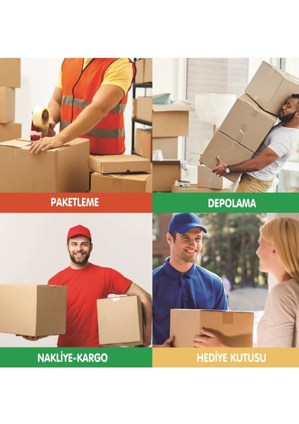 Koli 30X20X20 | 10 Adet | Küçük Eşya Ev Taşıma Kargo Kolisi Çift Oluklu fırsatları