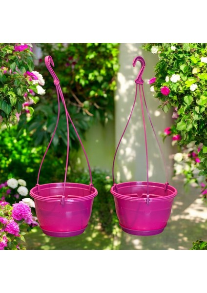 Askılı Makrome Saksı 2,li - 3,4litre