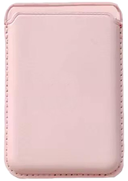 iPhone 12 Pro Max Uyumlu Güçlü Manyetik Magsafe Deri Cüzdan Kartlık Deri Cüzdan