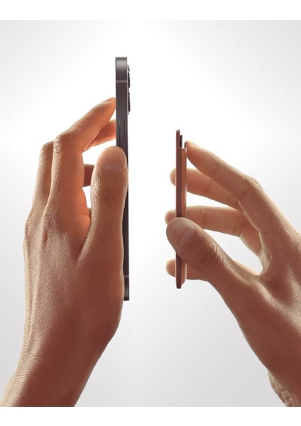 iPhone 15 Pro Max Uyumlu Güçlü Manyetik Magsafe Deri Cüzdan Kartlık Deri Cüzdan