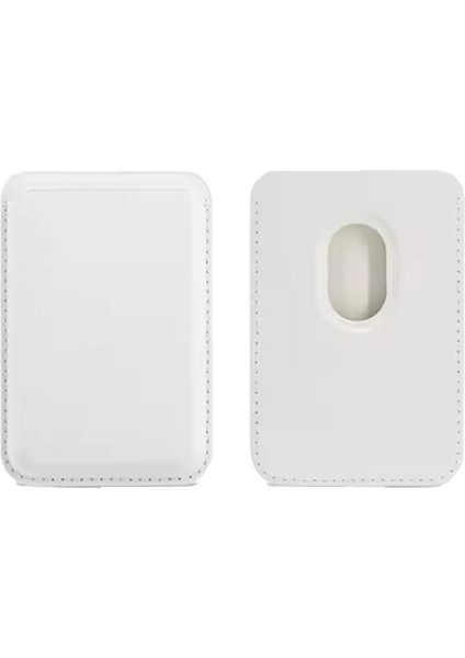 iPhone Xs Uyumlu Güçlü Manyetik Magsafe Deri Cüzdan Kartlık Deri Cüzdan