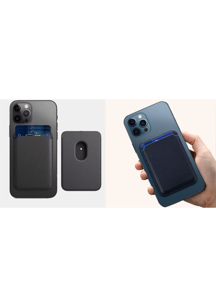 iPhone 15 Plus Uyumlu Güçlü Manyetik Magsafe Deri Cüzdan Kartlık Deri Cüzdan fırsatları