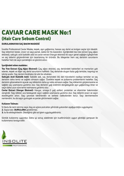 Caviar Maske No:1