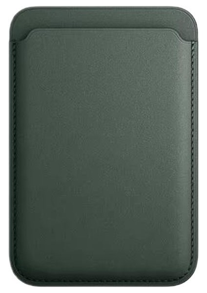 iPhone 16 Plus Uyumlu Güçlü Manyetik Magsafe Deri Cüzdan Kartlık Deri Cüzdan