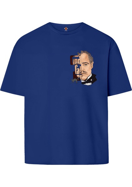 Godfather Minimal Çift Iplik Dokumalı Pamuk Premium T-Shirt