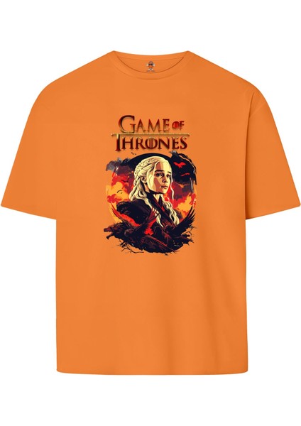Game Of Thrones Khaleesi Çift Iplik Dokumalı Pamuk Premium T-Shirt