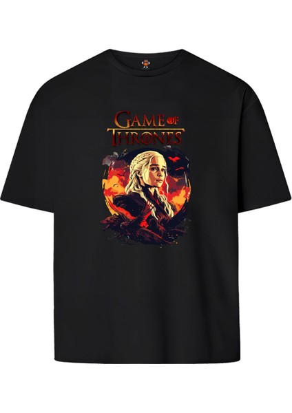 Game Of Thrones Khaleesi Çift Iplik Dokumalı Pamuk Premium T-Shirt