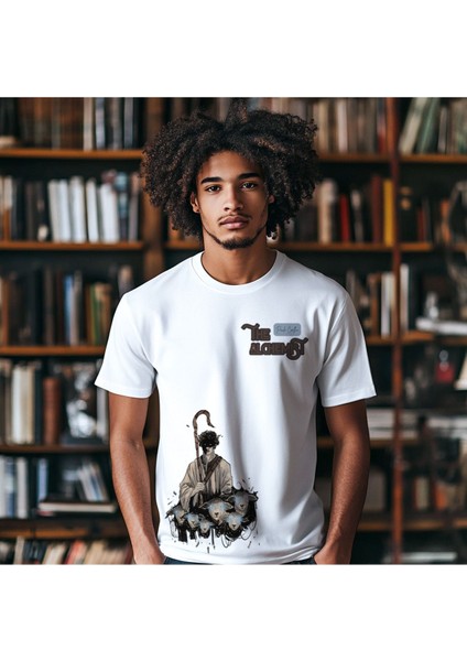 The Alchemist Çift Iplik Dokumalı Rahat Kalıp Pamuk T-Shirt