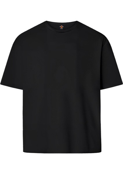 Oversize Çift Iplik Dokuma Pamuk Premium Basic Tişört