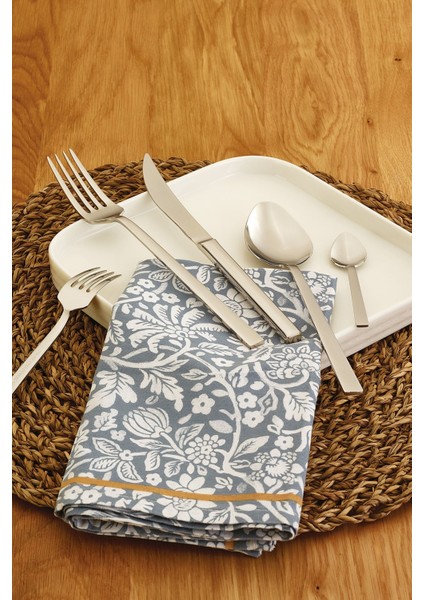 12 kişilik şık ve kullanışlı 60 parçalık çatal, kaşık, bıçak seti