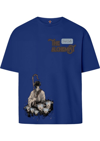 The Alchemist Çift Iplik Dokumalı Rahat Kalıp Pamuk T-Shirt