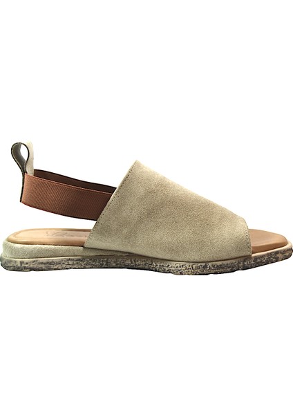 169.744-2 Hakiki Soft Deri Nubuk Anatomik Kadın Sandalet modelleri