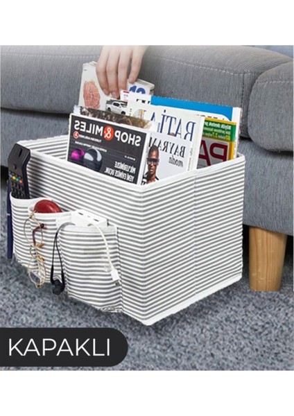 Çocuk Odası Baş Ucu Organizer Çok Amaçlı Düzenleyici 35X23X23 Ebatlarında