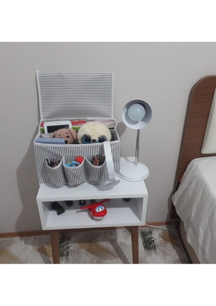 Çocuk Odası Baş Ucu Organizer Çok Amaçlı Düzenleyici 35X23X23 Ebatlarında fiyatları