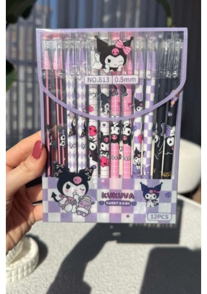 Sanrio Kuromi 0.5 Jel Kalem Mavi Mürekkep 1 Adet indirimleri