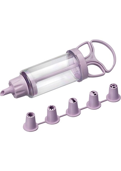 Krem Sıkma Pompası Seti, Pratik Kek ve Pasta Süsleme Aracı, Plastik Gondol fırsatları