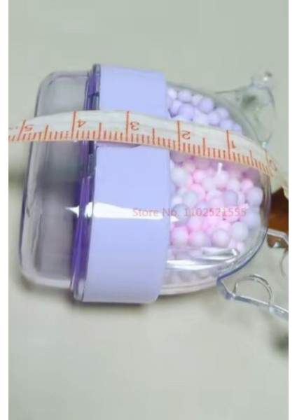 Renkli Köpük Boncuklu Hazneli Kuromi Kalemtraş fırsatları