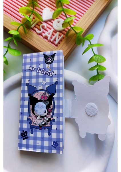 Kuromi-My Melody-Cinnamaroll-Pompompurrin Cırtcırtlı Post-It Defter fırsatları